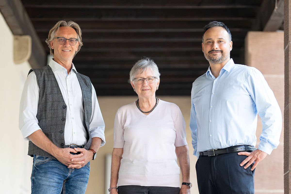 Das Team hinter BLICKWEITE: Matthias Neumann, Lisbeth Blickle, Hasan Dadelen