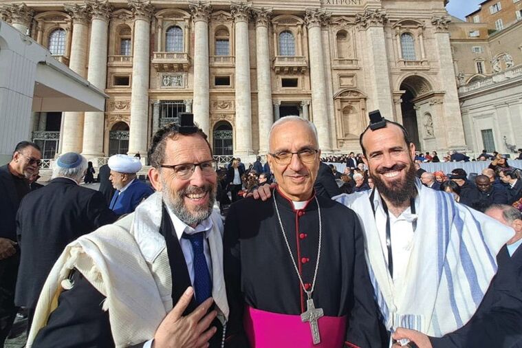 Rabbi Yakov Nagen, Rafi Nahra, Rabbi Sarel Rosenblatt, Vatican